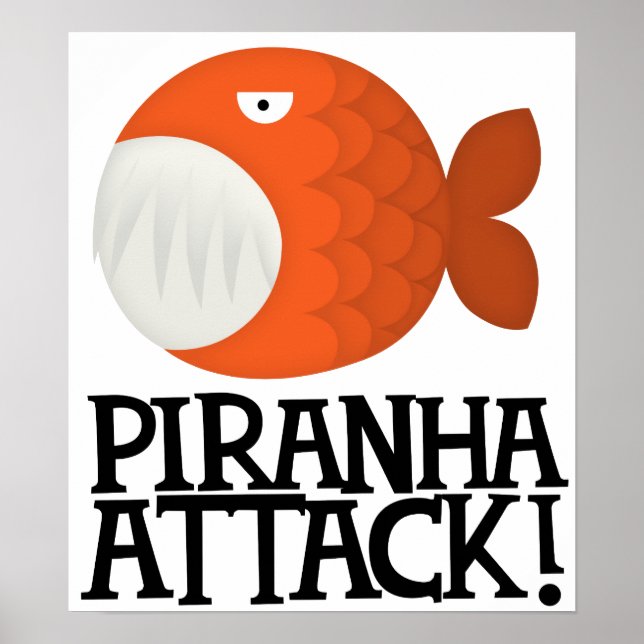 piranha attack! poster (Front)