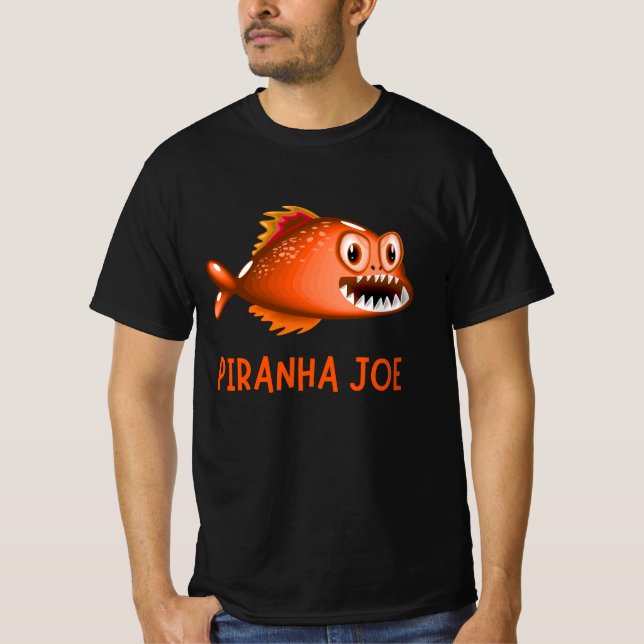 PIRANHA FISH LOVER T-Shirt (Front)
