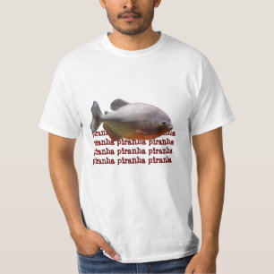 Piranha South American Fish Low Cost Value Tee