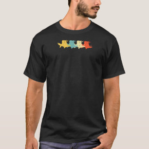 Piranha Vintage Retro Fish Animal Caribe Lover 60s T-Shirt