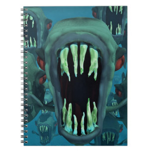 Piranhas Fish Custom Personalise Anniversaries Notebook