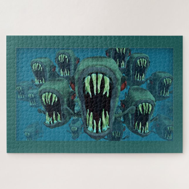 Piranhas Jigsaw Puzzle (Horizontal)