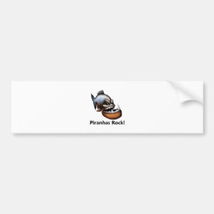 Piranhas Rock! Bumper Sticker