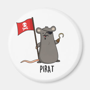 Pirat Funny Pirate Rat Pun Magnet