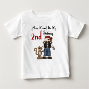 Pirate 2nd Birthday Baby T-Shirt