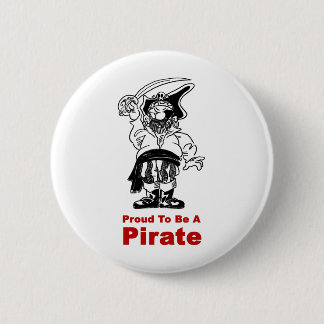 Pirate 6 Cm Round Badge