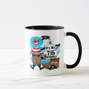 Pirate 7th Birthday Tshirts and Gifts Mug