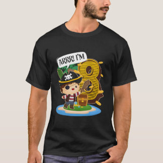 Pirate 8Th Py 8 Arrr I'M 8 T-Shirt