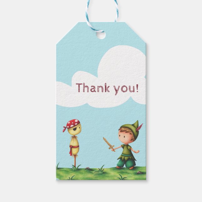 Pirate adventure thank you tags (Front)