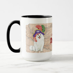 Pirate American Eskimo Dog Mug