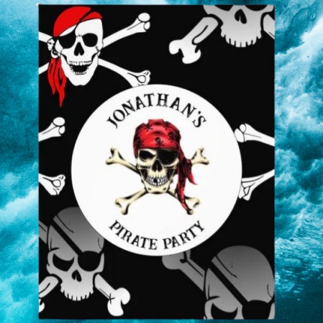 PIRATE AND CROSS BONES poster (Perfect for adding bold, timeless pirate charm to any space. Grab yours today!)