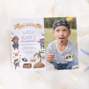 Pirate Animals Budget Photo Birthday Party