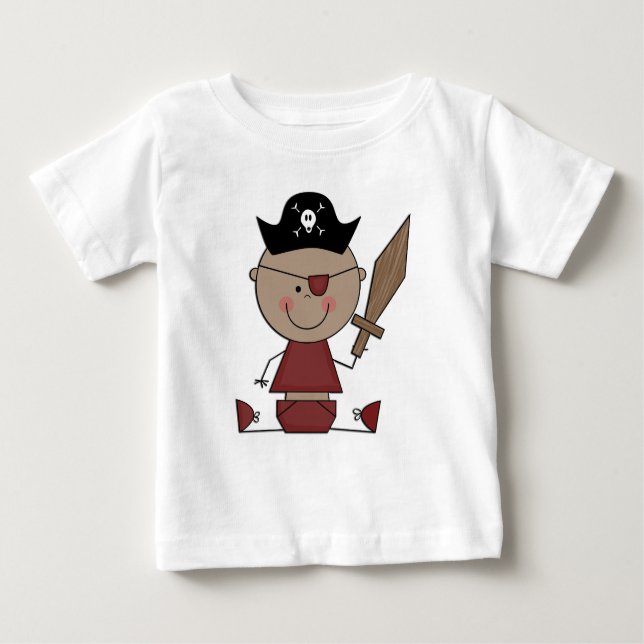 Pirate Baby Baby T-Shirt (Front)