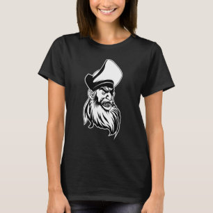 Pirate Beard Sea Sailor Crew Ship Treasure T-Shirt