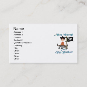 Pirate Big Brother Business Card