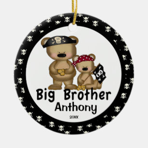 Pirate Big Brother Christmas Ornament