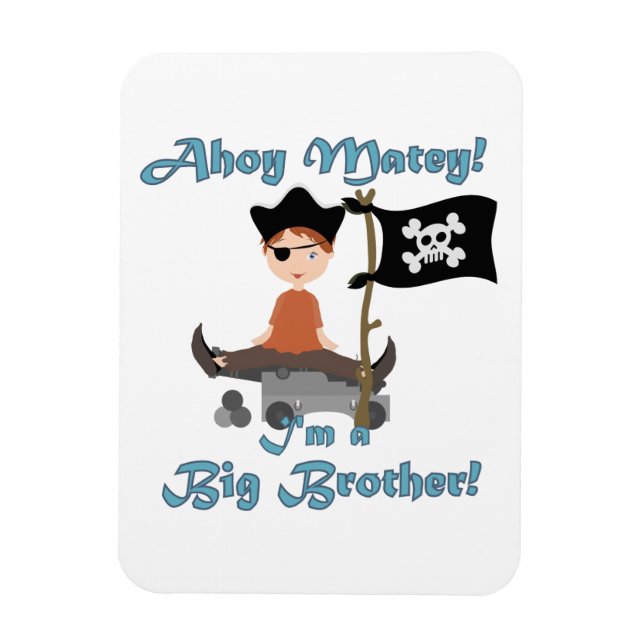 Pirate Big Brother Magnet (Vertical)