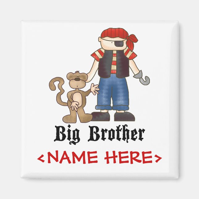Pirate Big Brother Magnet (Front)