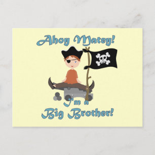 Pirate Big Brother Postcard