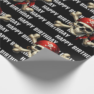 Pirate Birthday Adventure Wrapping Paper