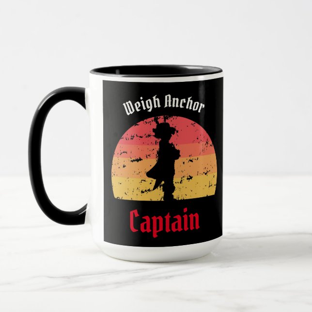 Pirate birthday Boy  Mug (Left)
