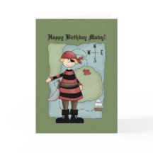 Pirate Birthday Card