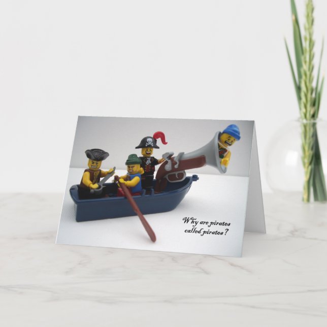 Pirate Birthday Card (Front)