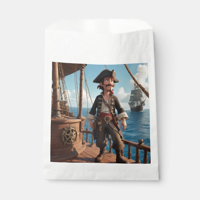 Pirate Birthday Favour Bag (Front)