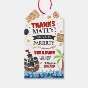Pirate Birthday Favour Tags