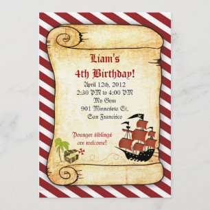 Pirate Birthday Invitations