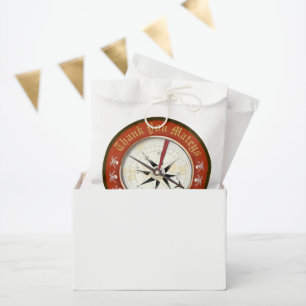 Pirate Birthday Jolly Roger Compass Favour Bag