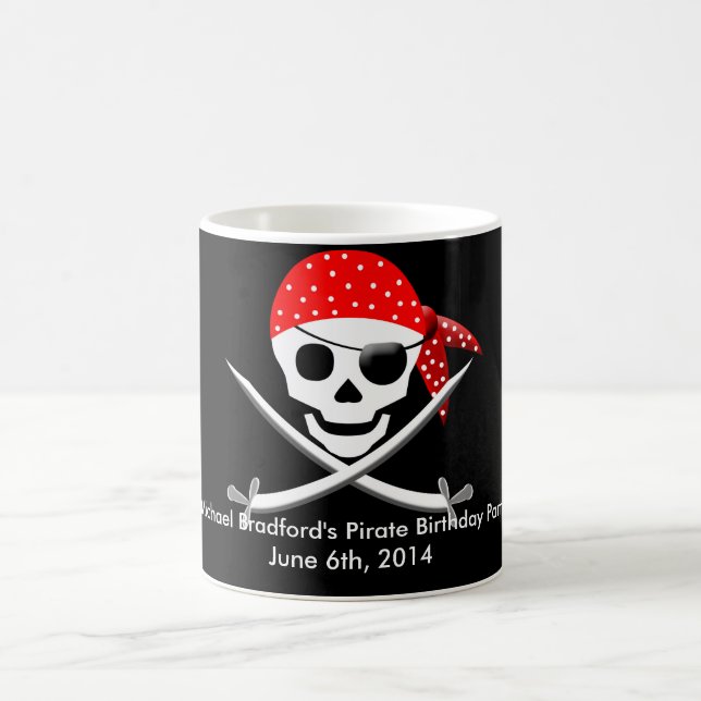 PIRATE BIRTHDAY MUG - PERSONALIZE (Center)