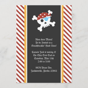 Pirate Birthday Party Invitation
