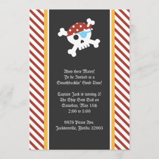 Pirate Birthday Party Invitation