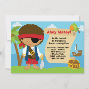 Pirate Birthday Party Invitation