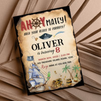 Pirate Birthday Party Invitation