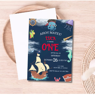 Pirate Birthday Party Invitation
