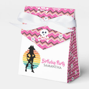 Pirate Birthday Party Lady Favour Box