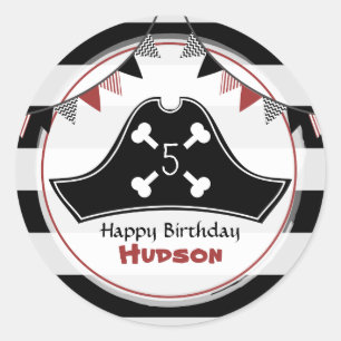 Pirate Birthday Party Sticker