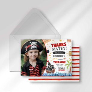 Pirate Birthday Thank You Card