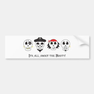 Pirate Booty Bumper Sticker