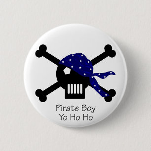 Pirate Boy 6 Cm Round Badge