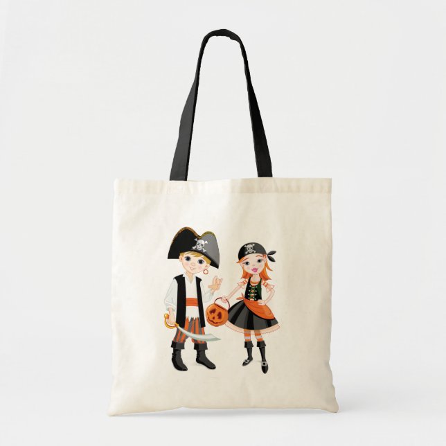 Pirate Boy And Girl Tote Bag (Front)