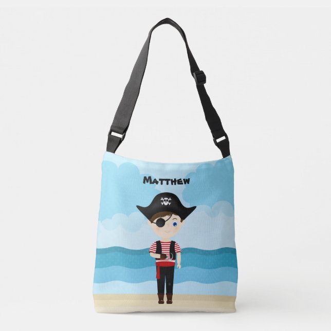Pirate Boy Crossbody Bag (Front)