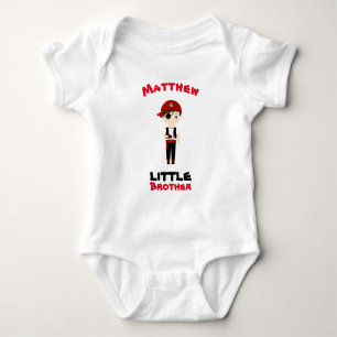 Pirate Boy Little Brother Baby Bodysuit