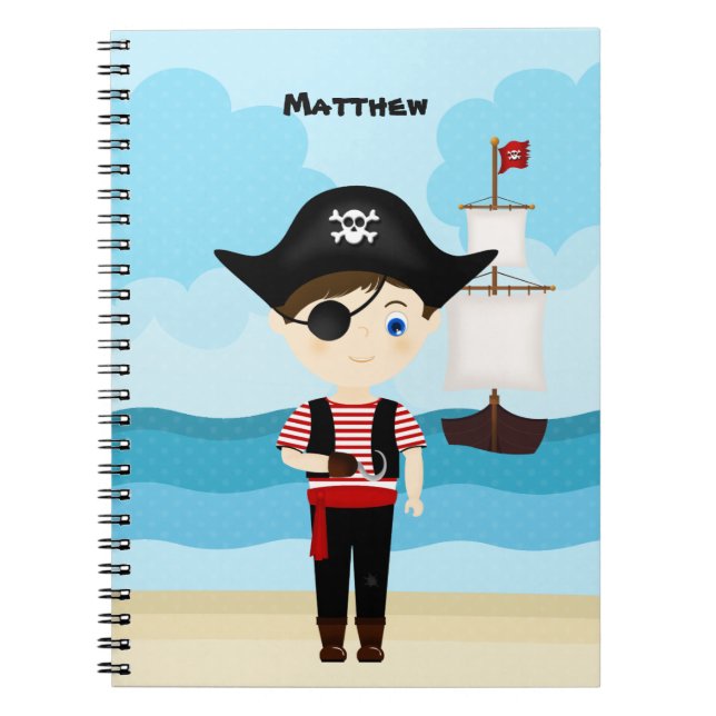 Pirate Boy Notebook (Front)