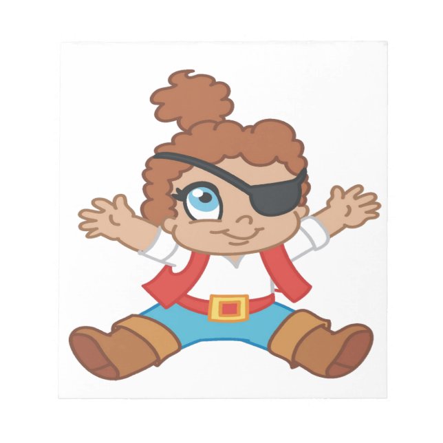 Pirate Boy Notepad (Front)