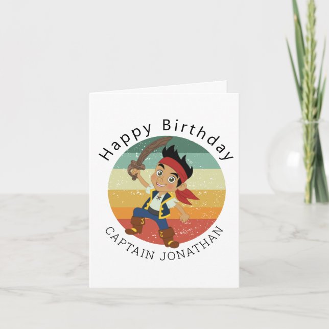 Pirate Boy Party Card (Front)