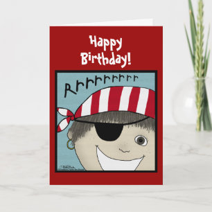 Pirate Boy Rrrrrr Card