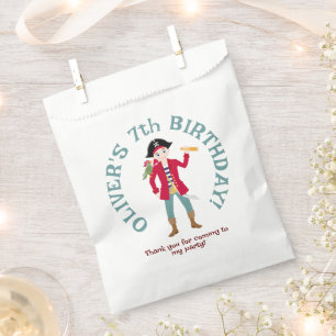 Pirate Boy Treasure Map Fun Birthday Party Favour Bag